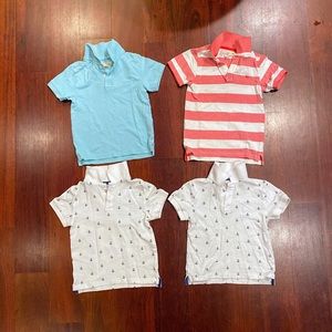 4-pack Short Sleeve Polos 4-6Y